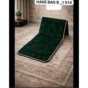 Sd Autre Tapis de prière pliable avec dossier