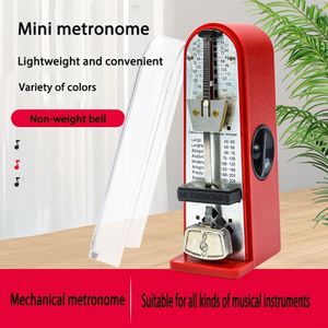 Métronome Mécanique Métronome Professionnel Son Fort Pratique Métronome Universel pour Violon Batterie Piano Autres Instruments, Rouge