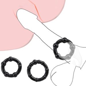 General Anneaux péniens pour hommes afin de retarder l'éjaculation et prolonger l'érection - Lot de 3