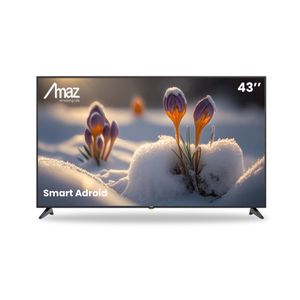 Amaz Téléviseur LED Smart Android 43’’ - Full HD, Bluetooth, Sans Cadre