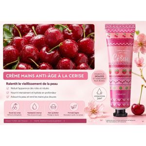 KORMESIC Crème mains la cerise – hydratation et douceur - 1 pièce