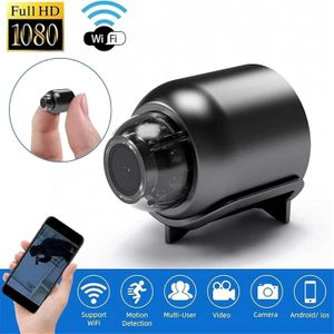 Caméra WiFi Mini 1080p HD - Inclut vision nocturne pour la sécurité à domicile