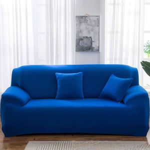 Général  - Housse De Canapé Tissu élastique - Bleu royal
