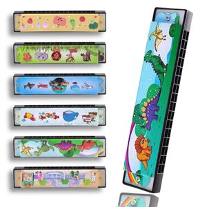 ShebSheb Harmonica pour Enfants à 16 Trous, 13 cm Instrument de Musique Éducatif, Jouet d’Apprentissage Musical Précoce, Cadeau Amusant pour Anniversaire ou Salle de Classe