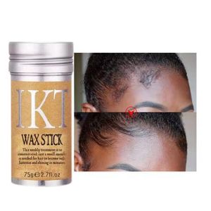 IKT Cire coiffante en bâton, tenue forte et longue durée, non grasse, pour cheveux rebelles et frisottis, convient aux hommes et aux femmes - 75 g