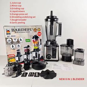 Mixeur Multifonctions Bardeurs 4L 8en1 950W - Blender + Hachoir + Robot Pâtisserie 