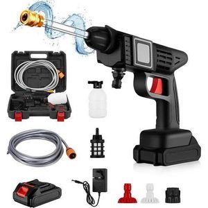 Nettoyeur Haute Pression Sans Fil 48V – Pistolet de Lavage Portable Multifonction