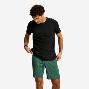 Domyos Tee shirt manche courte homme, noir