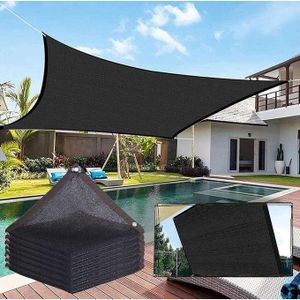 Toile d'ombrage de Jardin - Filet d'ombrage résistant avec œillets renforcés, piège d'ombrage pour Pare-Soleil de terrasse - 4/3 Mètres - Noir 