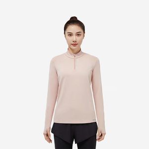 Kalenji Veste Chaude Manches Longues De Running Femme - Kiprun Run 100 Warm Rose Quartz