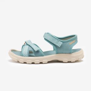 Quechua Sandales De Randonnée À Scratch - NH100 - Enfant - Bleu - Du 32 Au 37