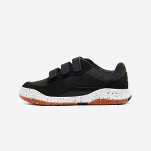 Chaussures multisport à scratchs en cuir enfant mixte, Playventure city noir