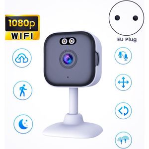 Mini Caméra Espion 2MP - Haute Résolution - Wifi & Audio - Idéal Domicile/Bureau