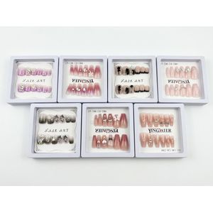 Premium Lot de 3 Kits d'Ongles Artistiques - Designs Élégants et Prêts-à-Porter - Trio