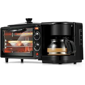 Machine multifonction 3 en 1: Mini four - Grille pain - machine à café