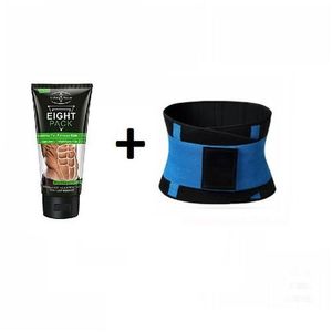 Ceinture Amaigrissante - Hot Belt Power -bleu/Noir + brûle graisse.