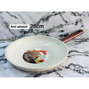 Poêle à crêpes Poêle antiadhésive Crêpe à Induction Revêtement en Marbre