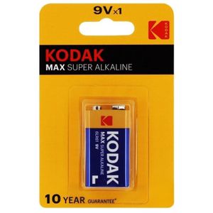 Kodak Pile Alcaline Super Max 9Vx1