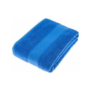 Original Serviette bleu de nuit en coton qualité supérieure - bleu