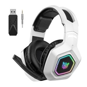Onikuma Casque Gamer Sans Fil – Tri-Mode (2.4GHz / Bluetooth 5.3 / Filaire), Son Surround 7.1 & Rétroéclairage RGB