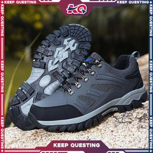 ASHION KQ Chaussures de Randonnée Outdoor Anti-Dérapantes pour Hommes : Imperméables, Respirantes, Durables, Chaussures de Sport Décontractées