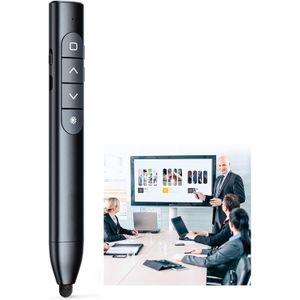TodyJeyHo TodyJeyHo Wireless Presentation Clicker - 100M Range, Volume Control, Compatible with Windows/Mac/Linux