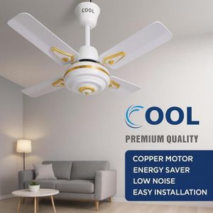 Cool Ventilateur de Plafond 24" - Blanc