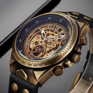 BINBOND Montre en cuir Automatique 
