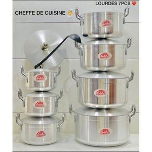 Ensemble Casserole Aluminium 7 Pièces