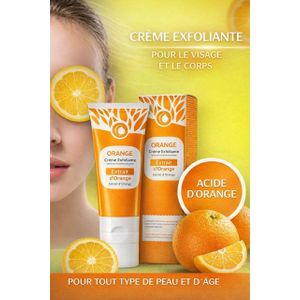 Gel Exfoliant Éclaircissant à l'Extrait d'Orange - Teint Éclatant (50g)
