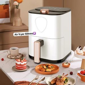 Friteuse à air électrique 6L - 1000W - Air fryer multifonction, mini four 220v