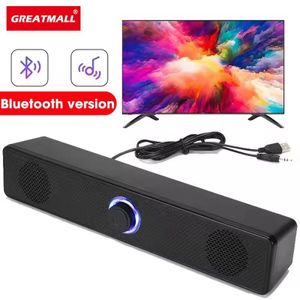 No Band Haut-Parleur Filaire avec une connectivité blutooth pour ordinateur,Barre de Son PC, portable et TV avec Stéréo Surround 4D