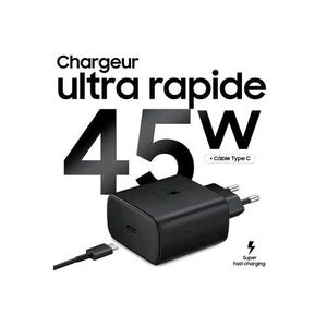 Chargeur Ultra Rapide 45W, Fournis Par Les Téléphones USB Type-C