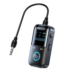 Adaptateur Bluetooth 5.4, adaptateur audio Bluetooth AUX avec écran d'affichage