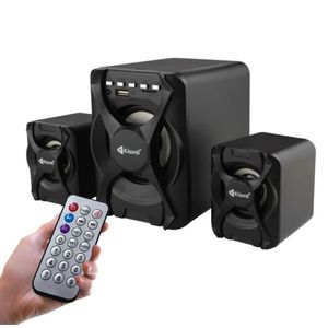 Haut-parleurs professionnel pour home cinéma kisonli U-2500BT 2.1 avec télécommande.