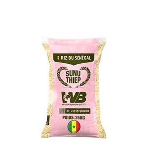 SUNU THIEP Riz Entier de la Vallee - 25KG