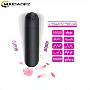 MAIDAOFZ SEXTOYS Vibromasseur Bullet Rechargeable Par USB  - 10 Vitesses– Noir