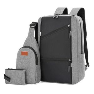 Nouveau sac à dos USB universel 3 en 1 - Gris