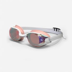 Lunettes de natation Taille Unique - Bfit blanc miroirs roses - Nouvel anti-buée