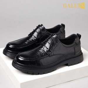 GALUIN Mocassins Hommes Classiques Chaussures de Business Formelles - Noir