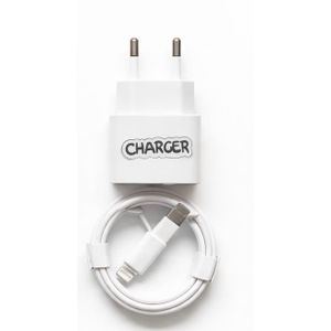 Chargeur iPhone Rapide + Câble Lightning Inclus – Qualité Premium Couleurs & Blanc
