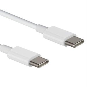 Gen Câble USB C vers USB C 100W, 1 m Cable Chargeur USB Type C Charge Rapide Fil USB Type C, Blanc