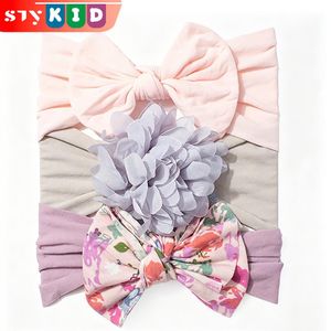 STY 3 pack bandeaux bébé Set 3 en 1 Turbans Set mignon et élégant