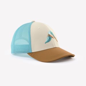 Quechua Casquette de randonnée 7-15 ans enfant, MH100 Trucker beige