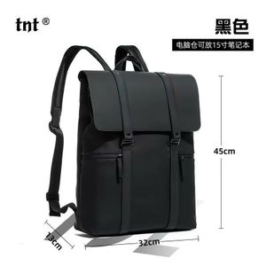 sac à dos noir en cuir synthétique