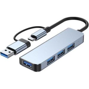 Hub - Type-C 3.0 USB 3.0 - HDMI Adaptateur 4 En 1 Application multi-appareils 87W