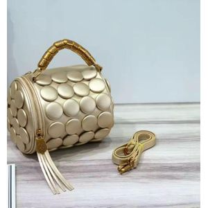 Sac bandoulière pour femme de forme cylindrique 