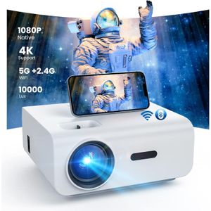 Autre Vidéoprojecteur wifi Bluetooth 10000 Lumens Full HD 300 pouces (7,62 mètres) - TOPVISION