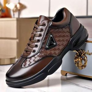 VANHUHU Chaussures Hommes Mocassins Baladeuses Marron