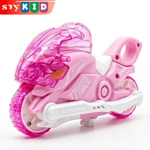 STY Enfants Light & Fun Pull String String moto Pull String Light -up jouet de moto pour enfants 3+
